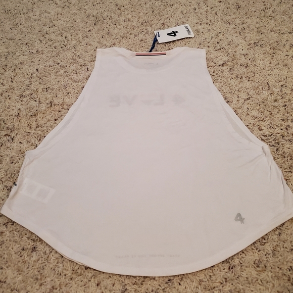 NWT FourLaps Tank Size M White - Picture 2 of 3